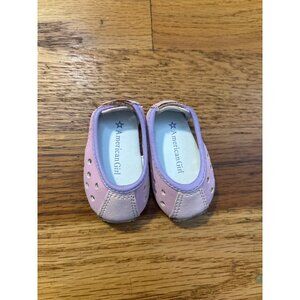 American Girl Doll Pink Ballet Flats Shoes With Perforated Details